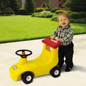 *Little tikes-Ride on car/walker